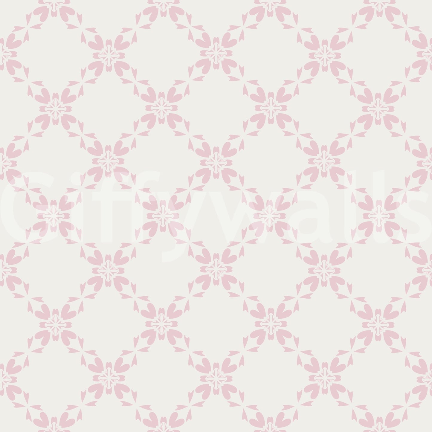 Pink Petal Lattice Wallpaper⁠