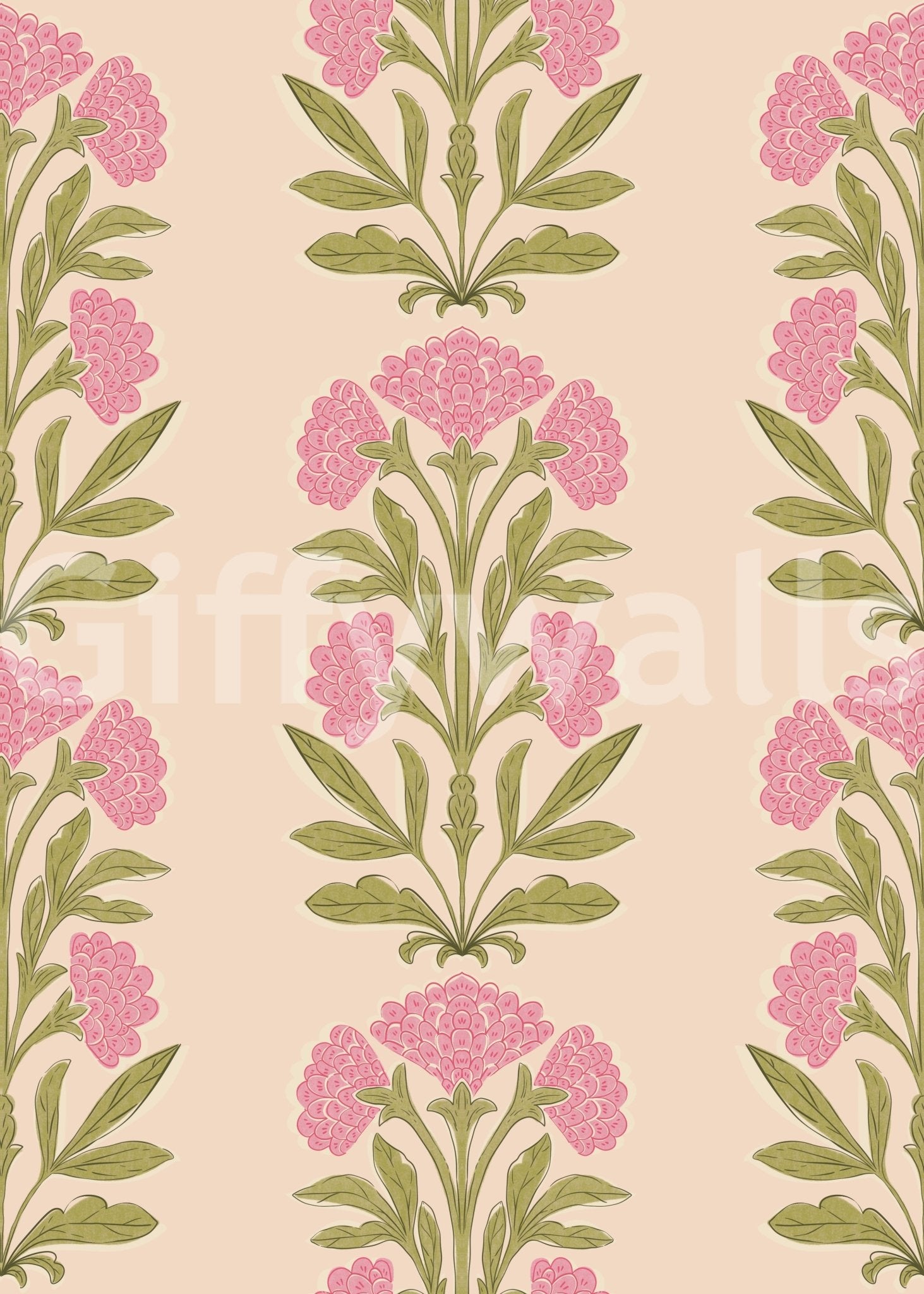 The design is non-realistic and interpretive.

