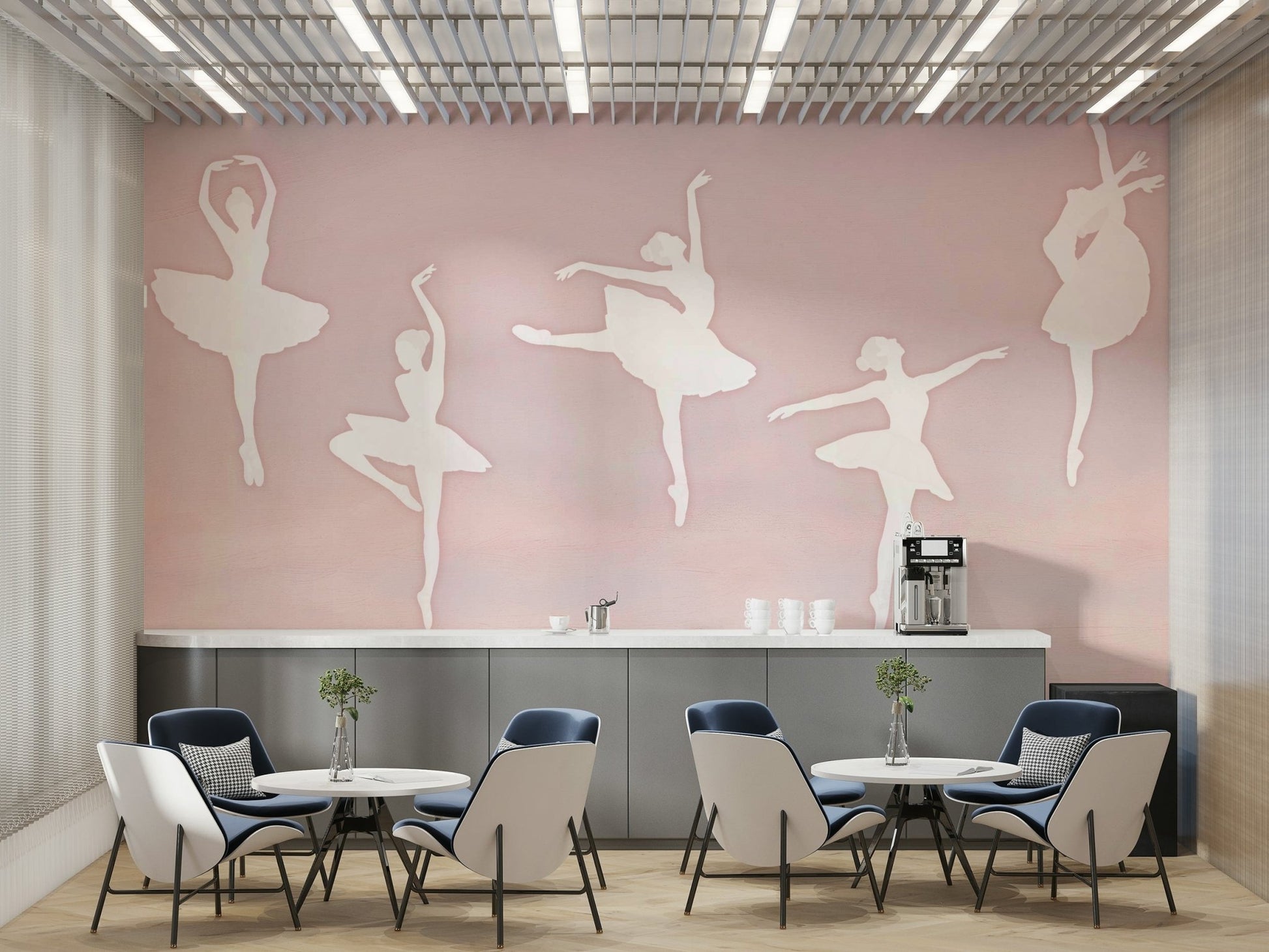 The design has a beautiful, artistic aesthetic.

