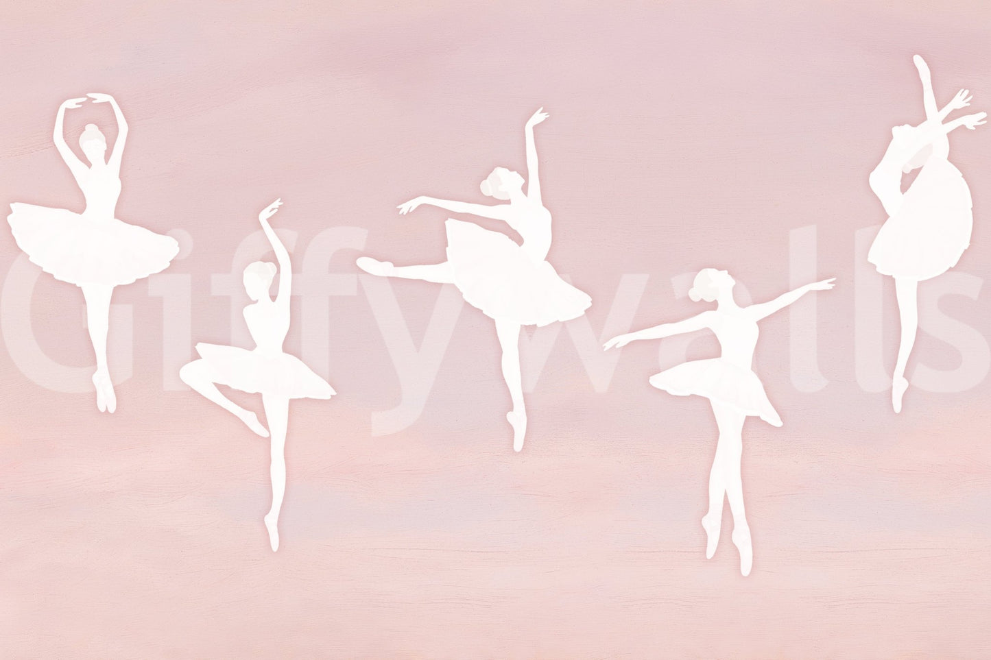 The style is a soft-focus illustration or a painterly design.

