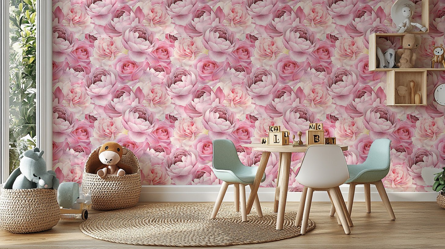 Elegant Watercolor Flower Wall Decor B217
