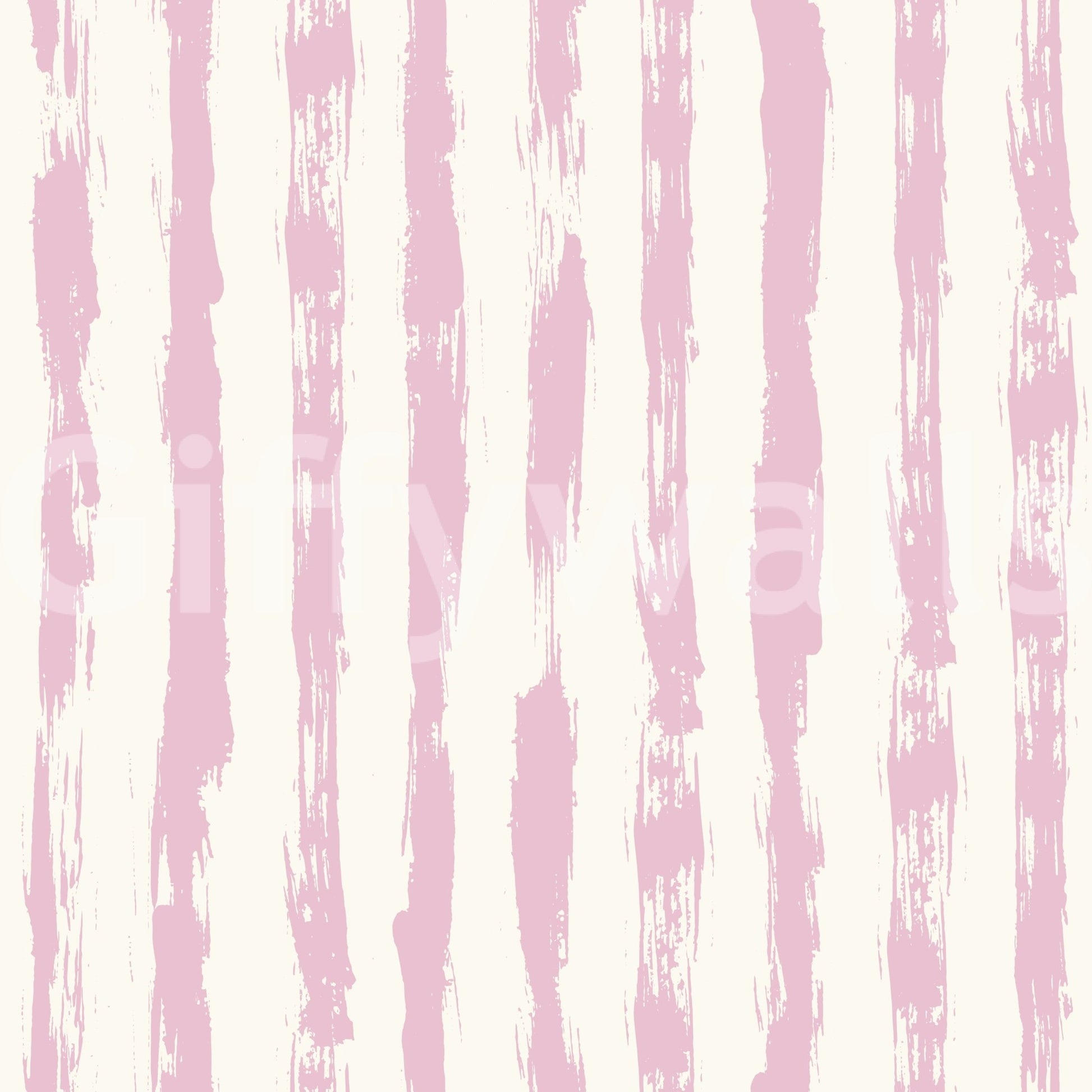 A seamless pattern of pink stripes on a wall

