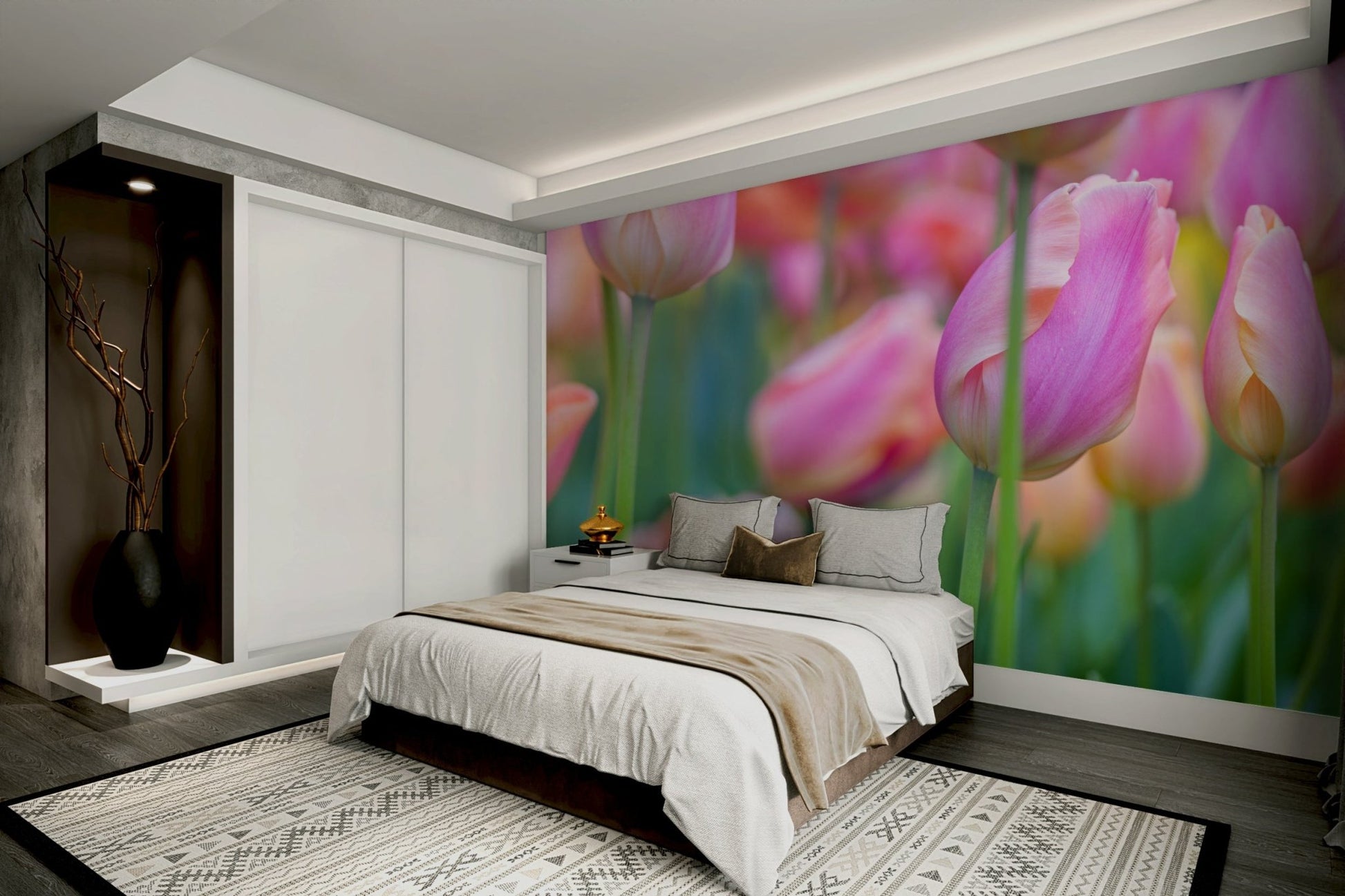 The design has a beautiful, natural aesthetic.

