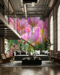 The colors are soft and gentle.

