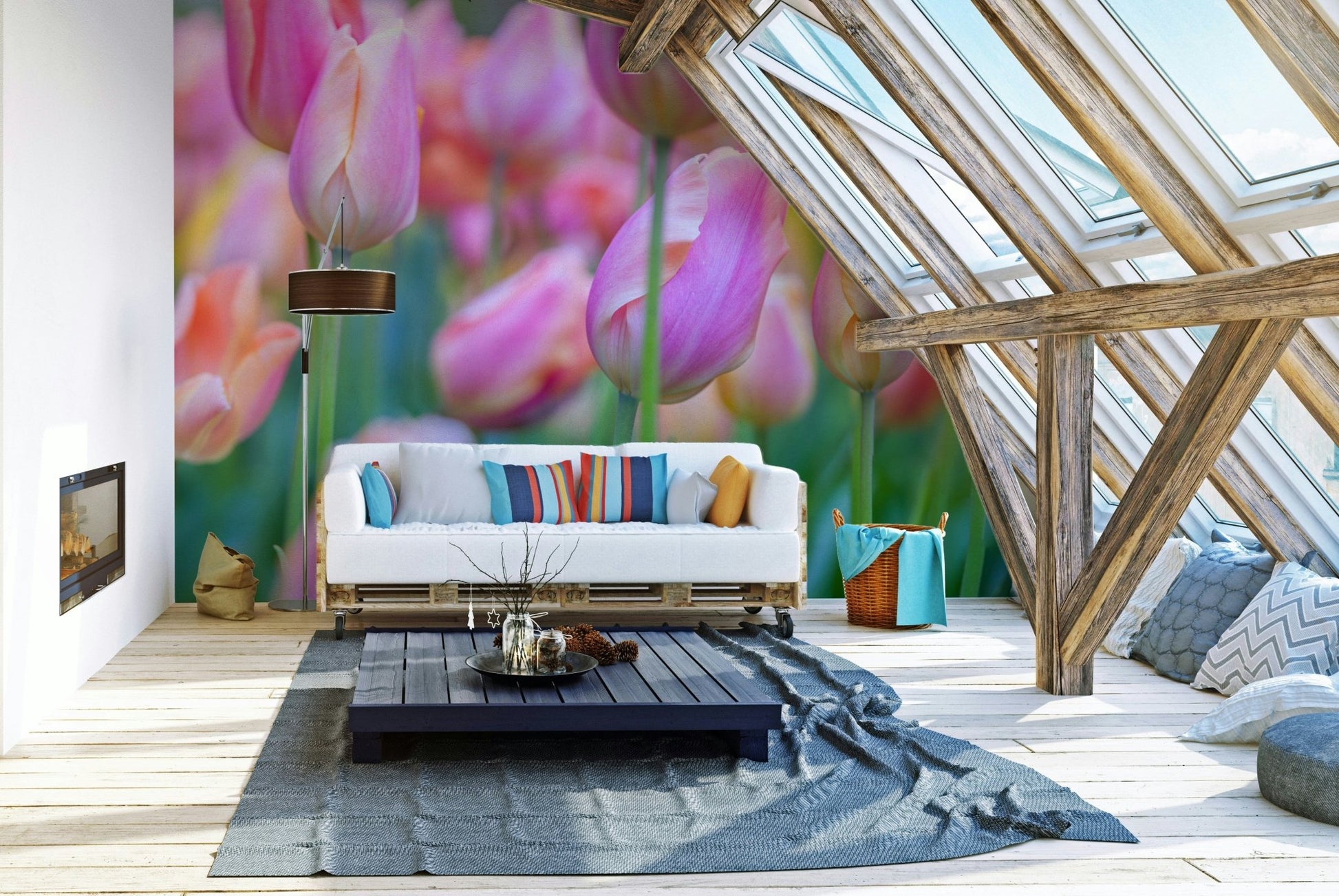 The design feels graceful and peaceful.

