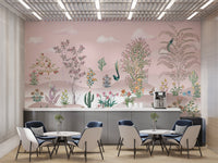 Vintage desert botanical design for walls
