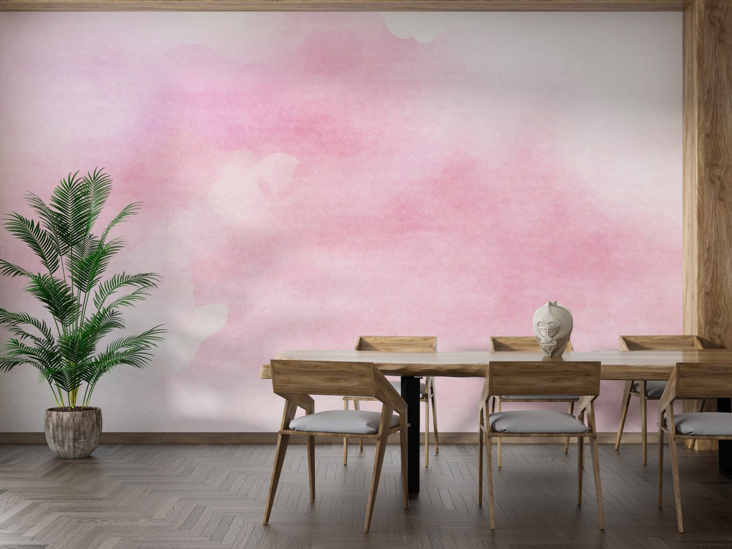 Pink Watercolor Wallpaper Murals - Giffywalls A718