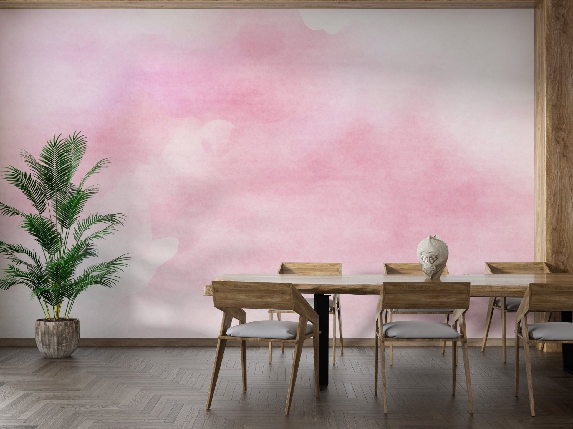 Pink Watercolor Wallpaper Murals - Giffywalls A718