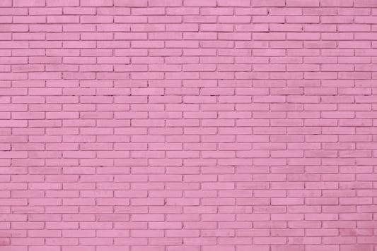 Pink Brick Wallpaper Mural
