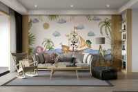 Mural wallpaper capturing a quiet adventure GD4307

