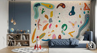 Playful abstract shapes Wall MuralGD9531