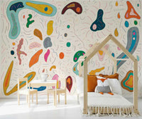 Playful abstract shapes Wall MuralGD9531