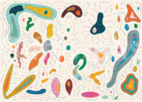 Playful abstract shapes Wall MuralGD9531