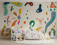 Playful abstract shapes Wall MuralGD9531