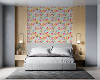 Multi-colored organic forms on the Playful Pebble Palette wallpaper⁠GD9453