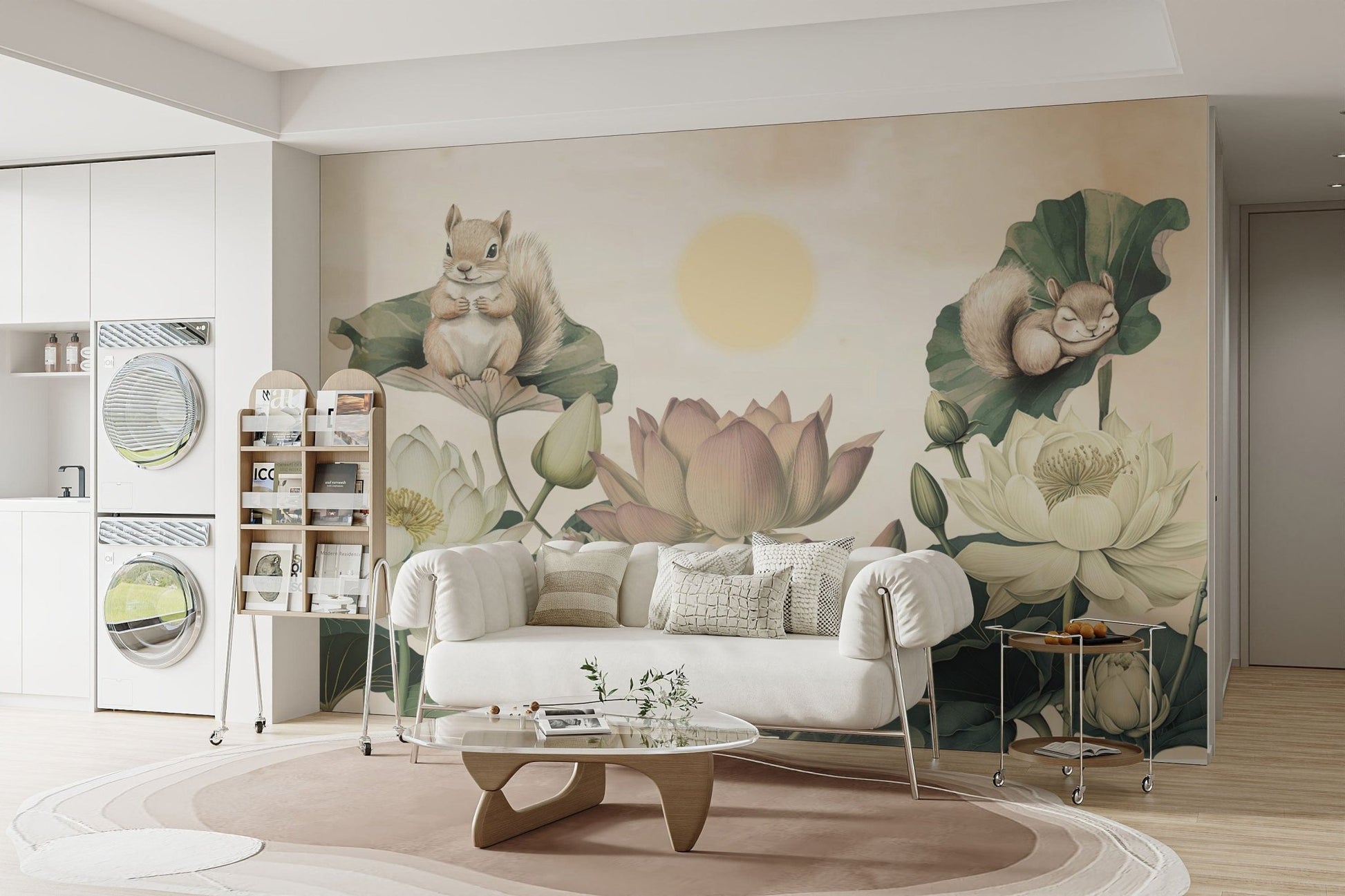Lotus Blossom Wall Mural