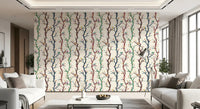 Living room begins, Birds Branches wallpaper adds a touch of make-believe. GD9466
