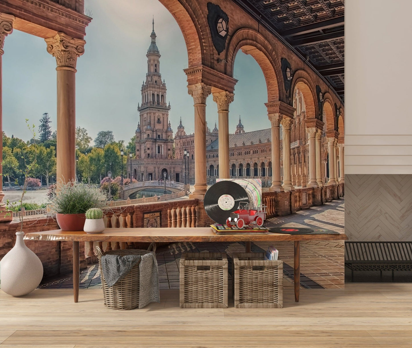 Plaza España: Timeless View Wall Mural
