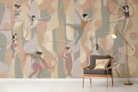 Poise in Motion Rhythmic Dance Wallpaper