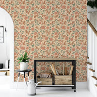 Cozy rustic wallpaper pattern

