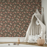 Cozy rustic wallpaper pattern

