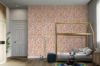 Cozy rustic wallpaper pattern

