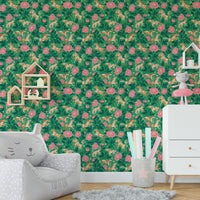 Cozy rustic wallpaper pattern

