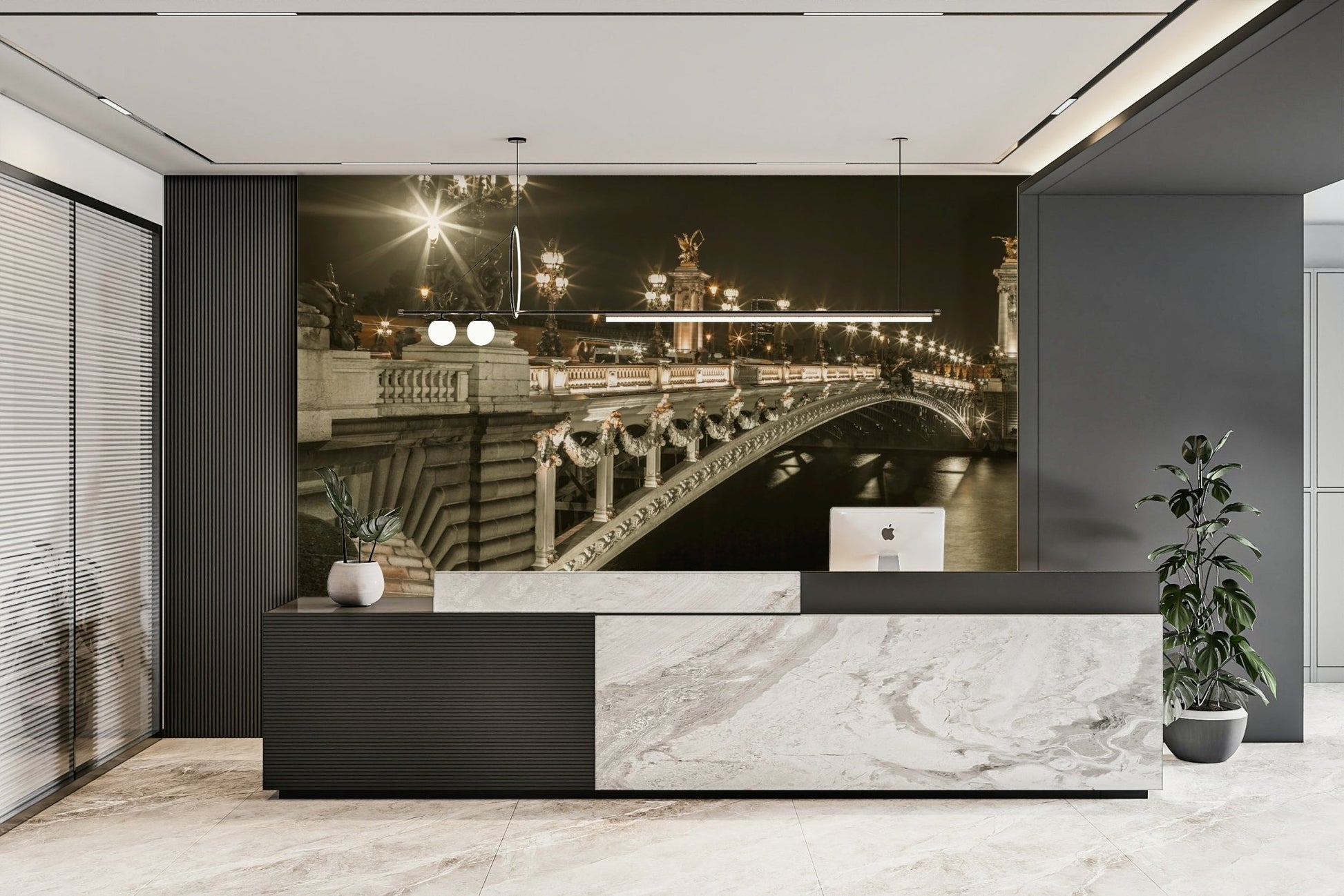 Pont Alexandre III Bridge Wall Mural showcasing the iconic bridge

