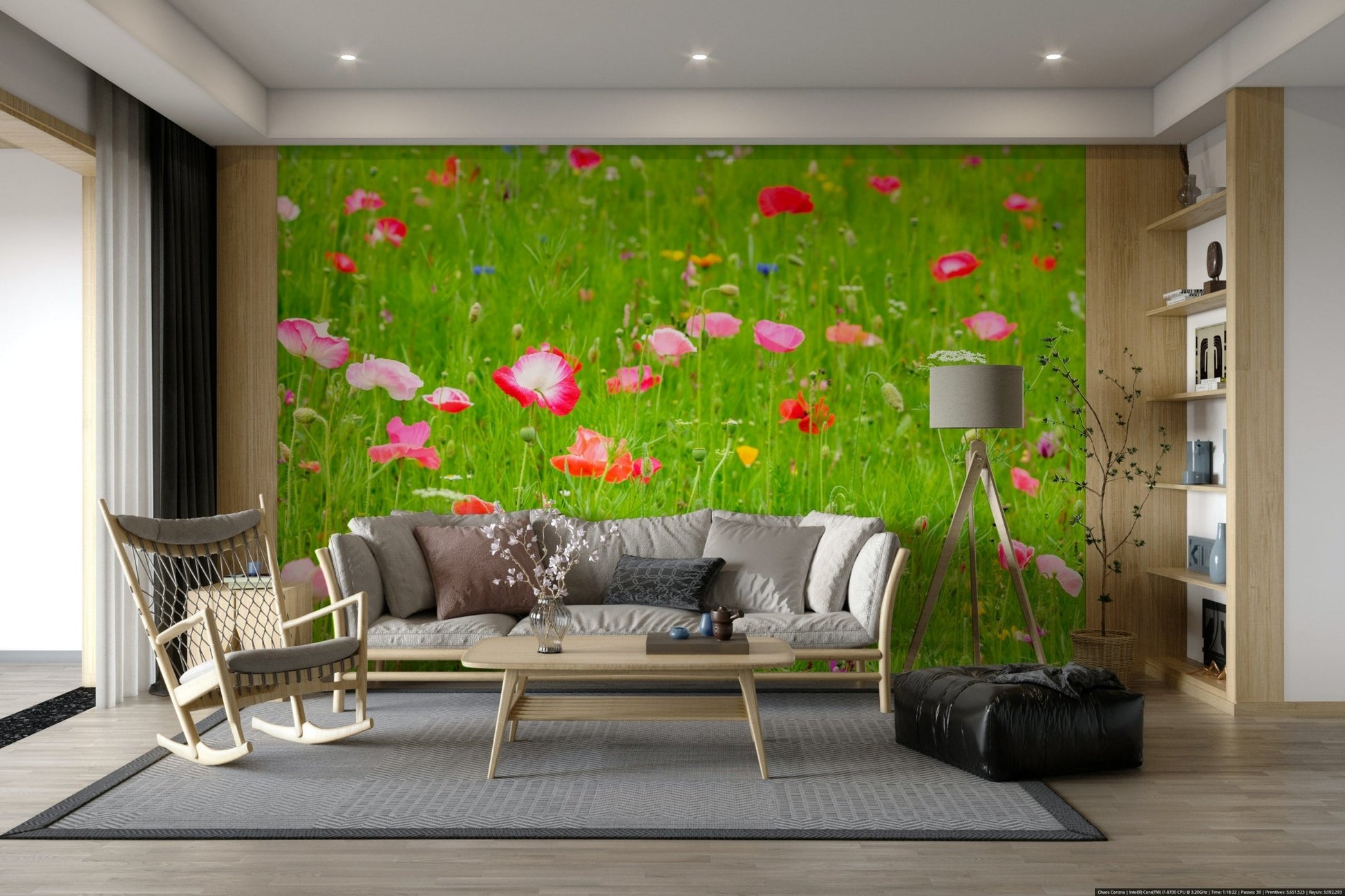 Intricate floral details.

