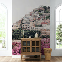 Amalfi Coast pastel home landscape

