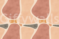 Contemporary pottery pattern wallpaper for walls, GD2435