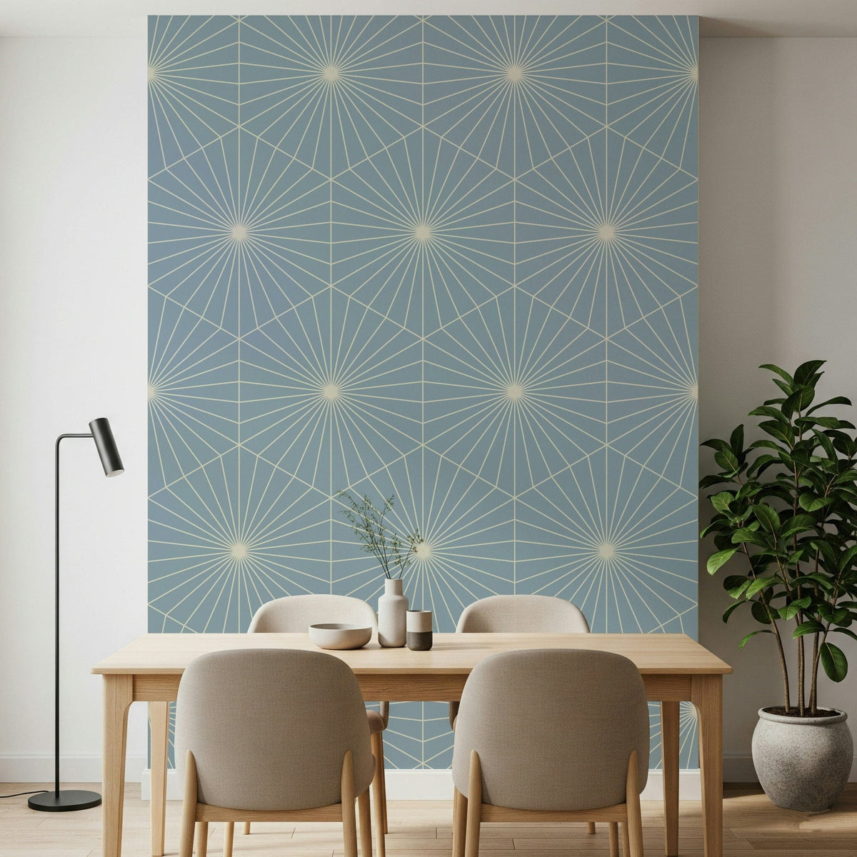 Powder Blue Computer Background Powder Blue Geometric Wallpaper