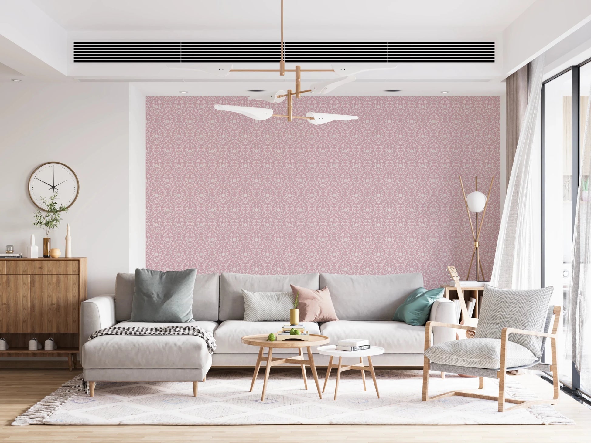 Classic pattern wallpaper for creating a serene nursery atmosphere, GD8362