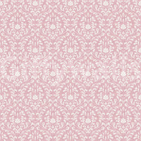 Soft pink floral wall mural for a balanced and airy study room, GD8362