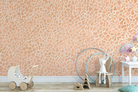 Modern Pink Geometric Pattern Wall Covering
