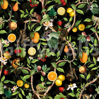 Primate paradise wall mural with lush greenery

