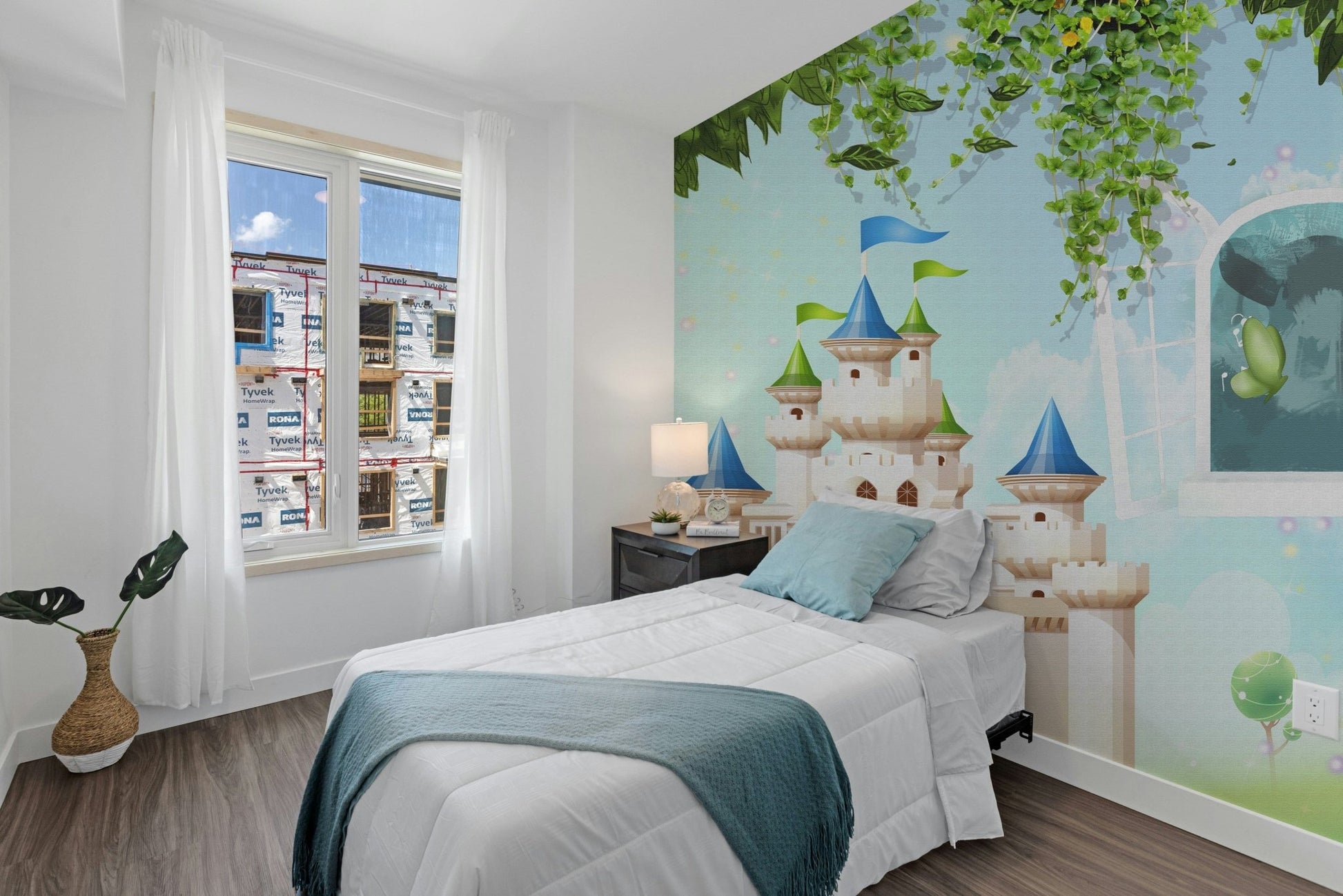 Princess Castle Wallpaper Mural - Giffywalls