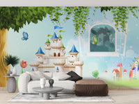 Fantasy castle wallpaper for fairytale vibes
