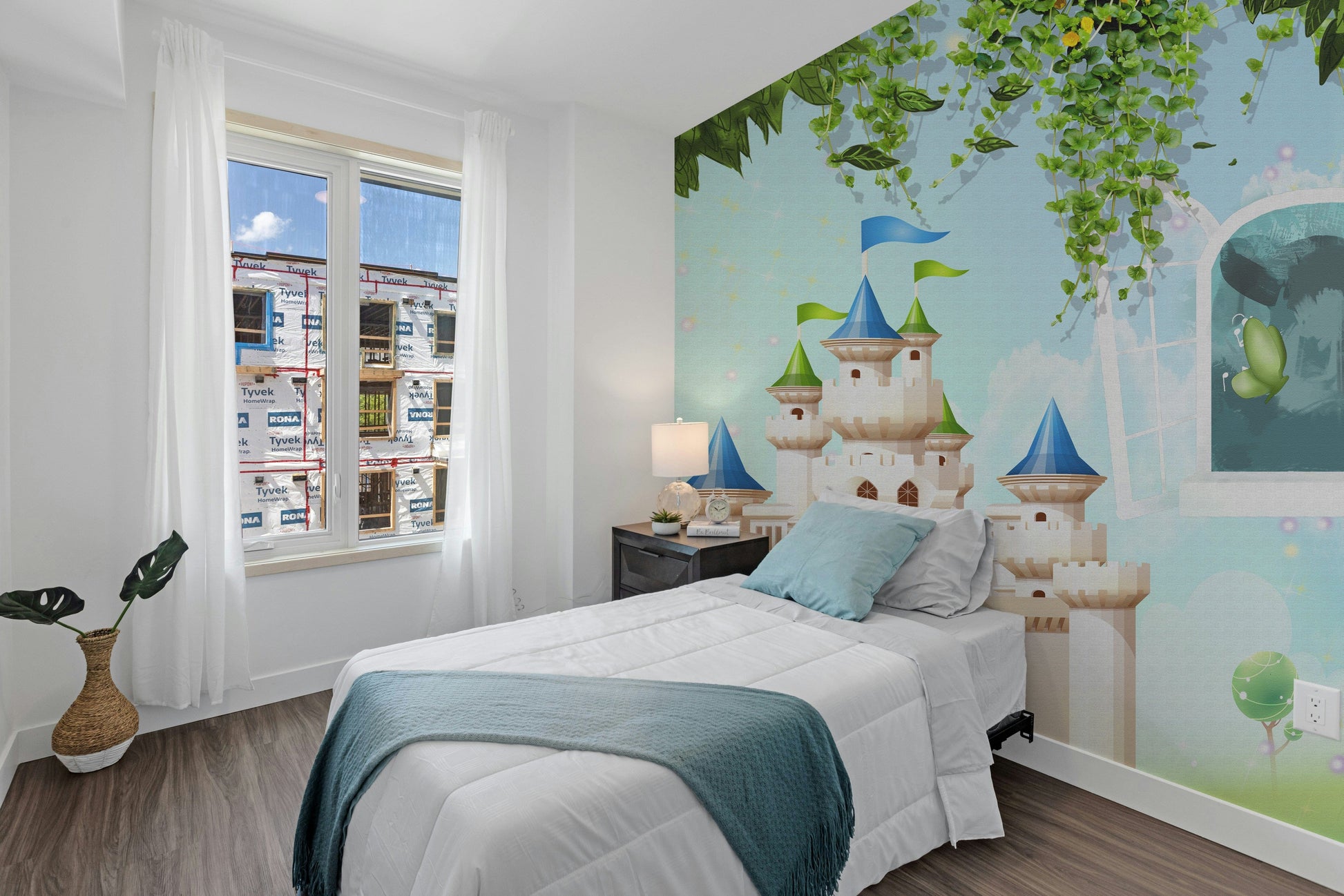 Princess Castle Wallpaper Mural - Giffywalls