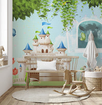 Princess Castle Wallpaper Mural - Giffywalls