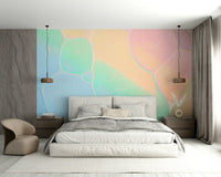 It's an abstract representation with a soothing palette.

