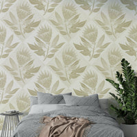 Modern floral wallpaper for interiors
