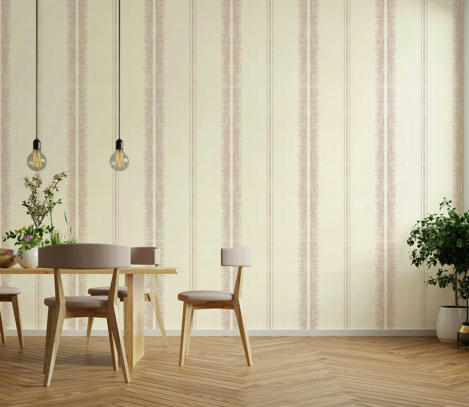 Subtle pastel pink tones creating a soft, soothing feel

