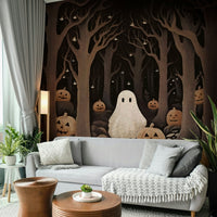Pumpkins ghost wallpaper for walls


