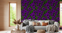 Petals, vines, and tendrils crowd every inch of this floral wallpaper⁠GD9571