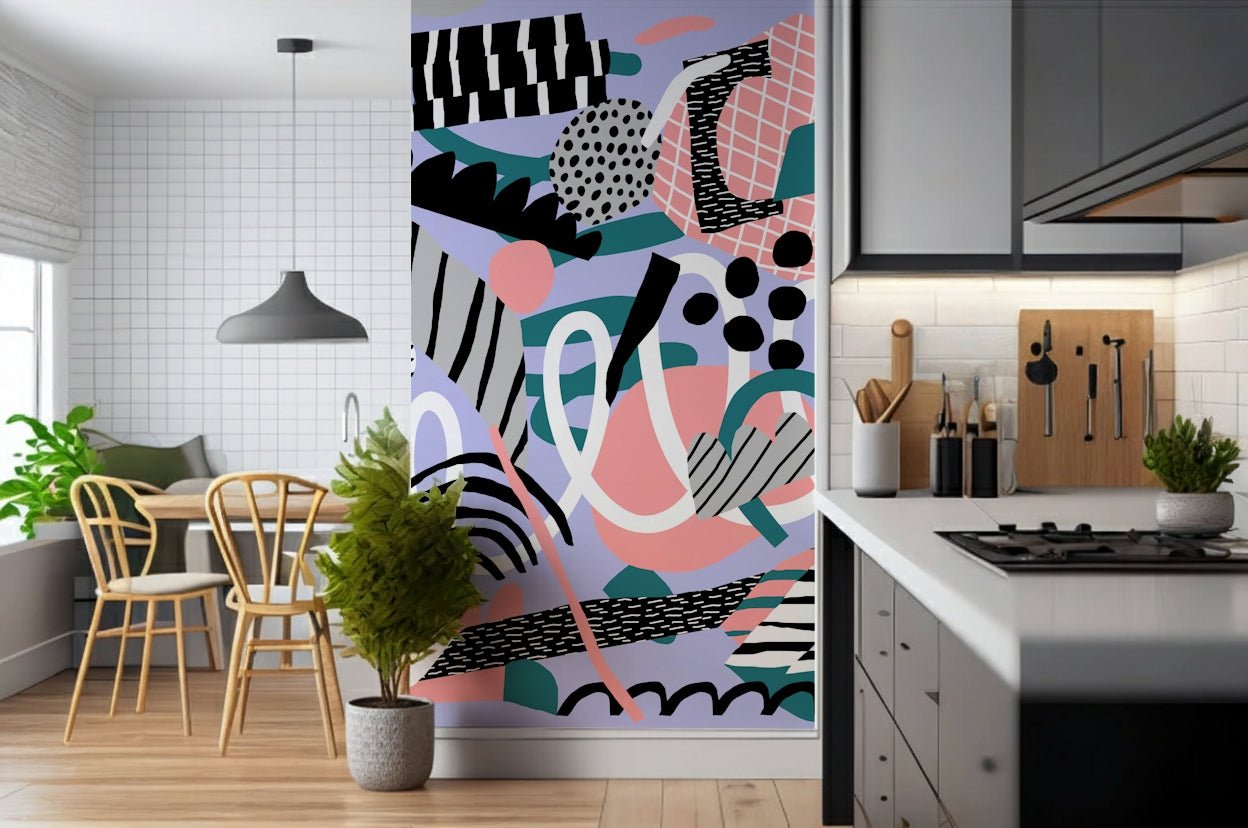 Purple Floating Wall Mural