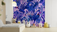 Exotic foliage wall mural


