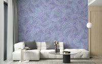 Lavender and purple flowers wall art

