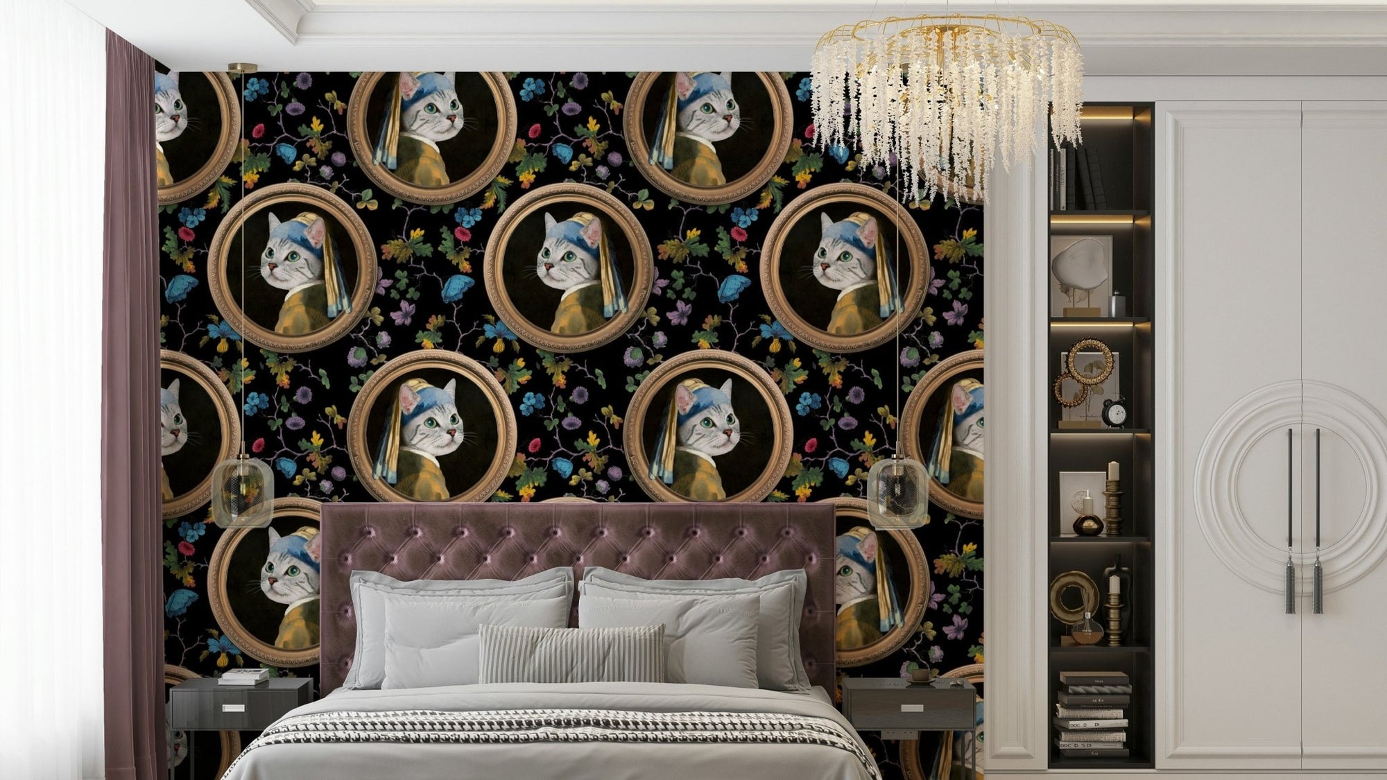 Scene in the style of a Johannes Vermeer painting. GD3078


