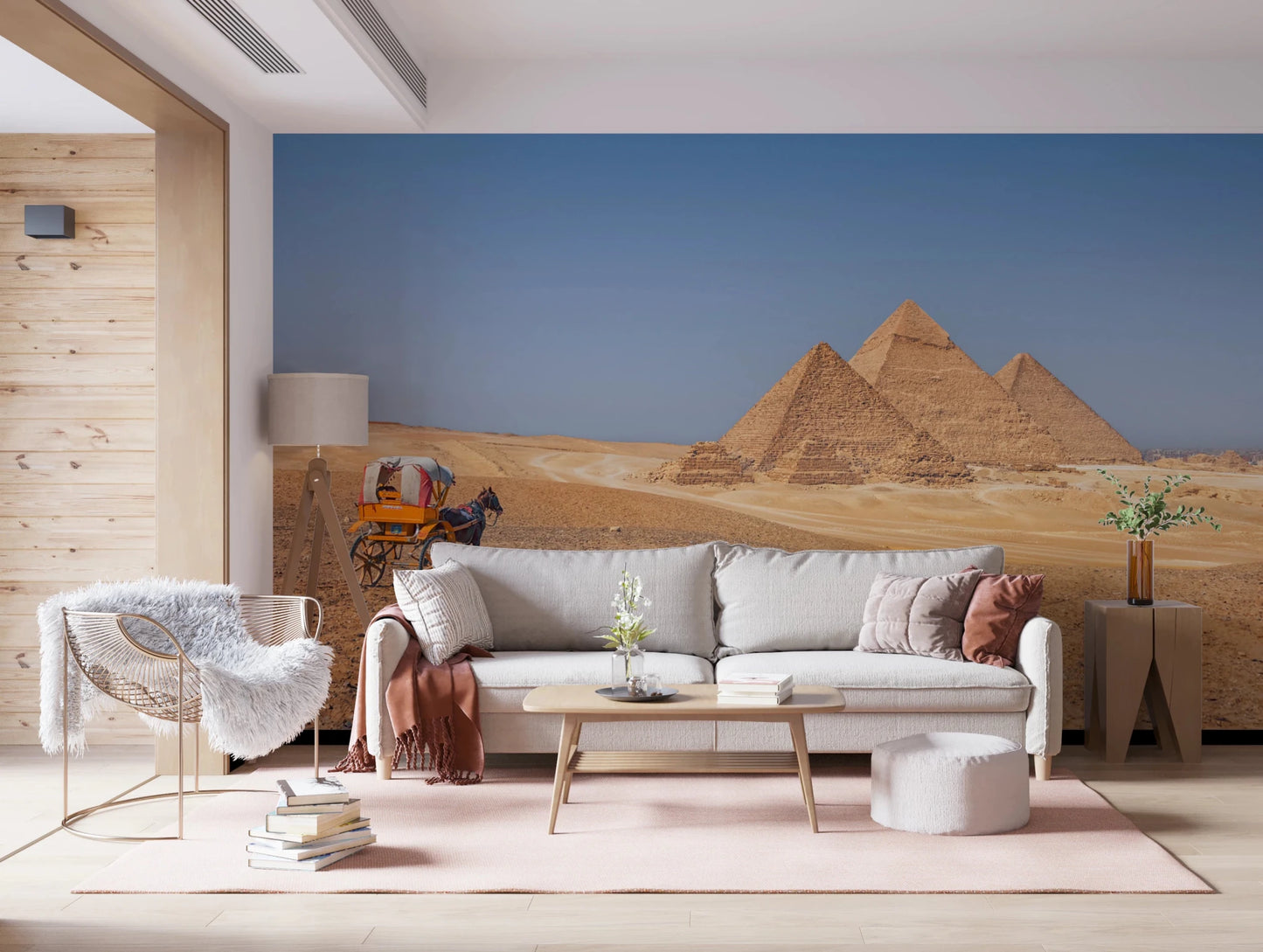 Pyramids of Giza Wall Mural